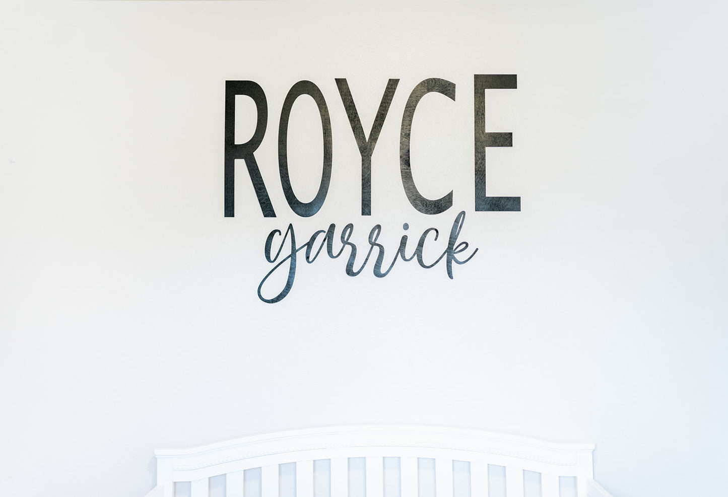 Custom Kids Name Wall Cutout - Wooden Name Sign - Nursery name sign - First & Middle Name Childrens Personalized Name Wall Hanging